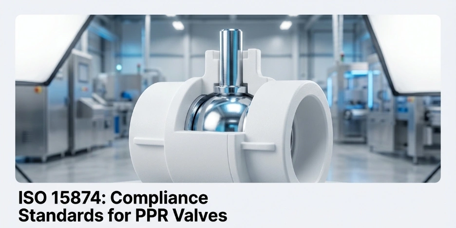 PPR ball valve with ISO 15874