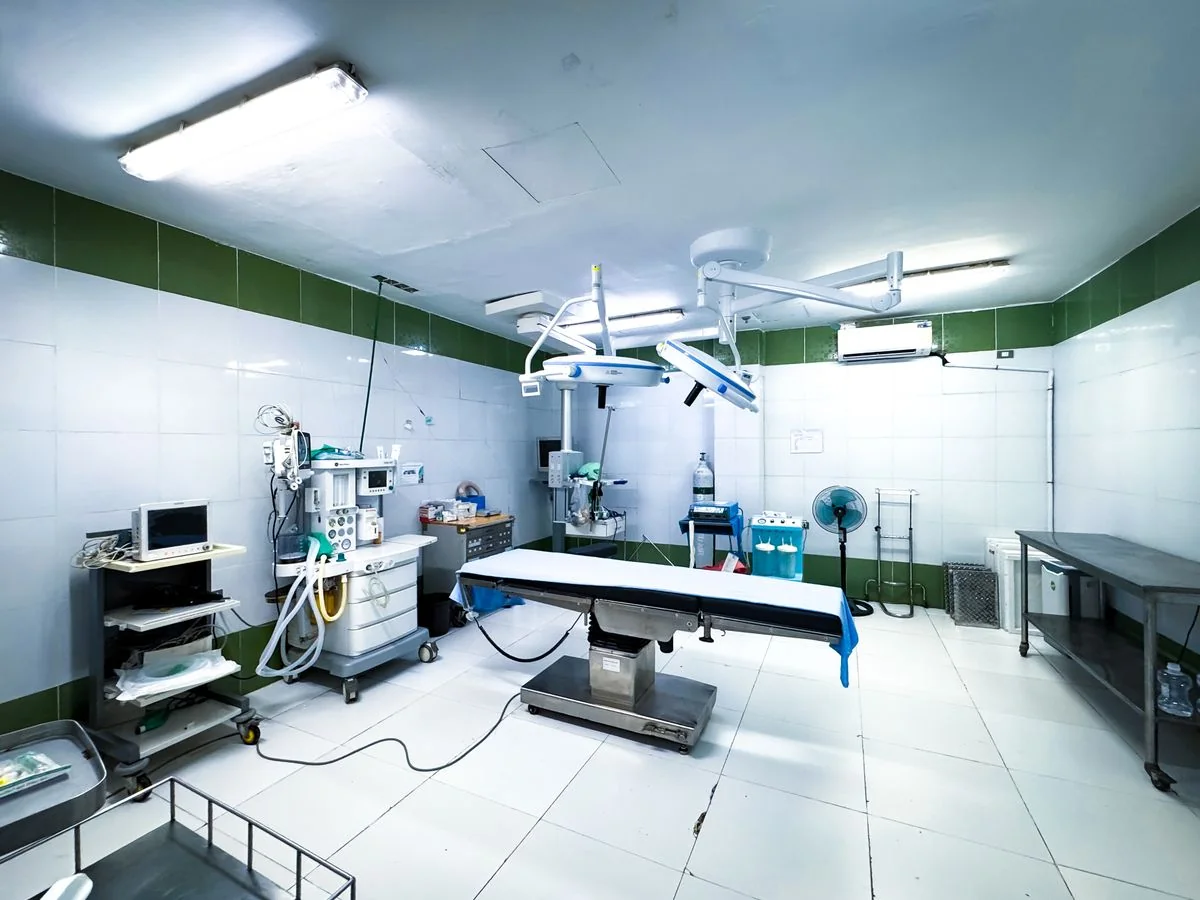 Hospital Operating Room Sterile Zone PPR Plumbing Hospital operating room and sterile zone water supply with PPR pipe for surgical hygiene